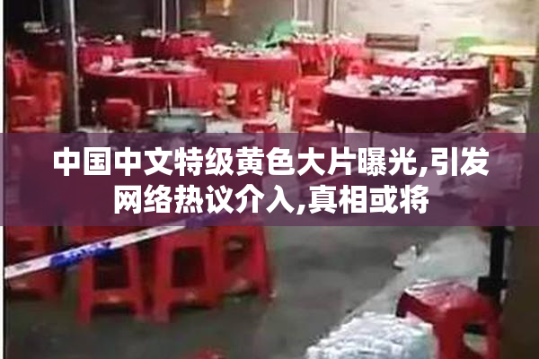 中国中文特级黄色大片曝光,引发网络热议介入,真相或将