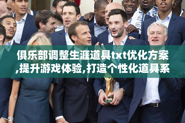俱乐部调整生涯道具txt优化方案,提升游戏体验,打造个性化道具系统