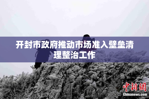 开封市政府推动市场准入壁垒清理整治工作