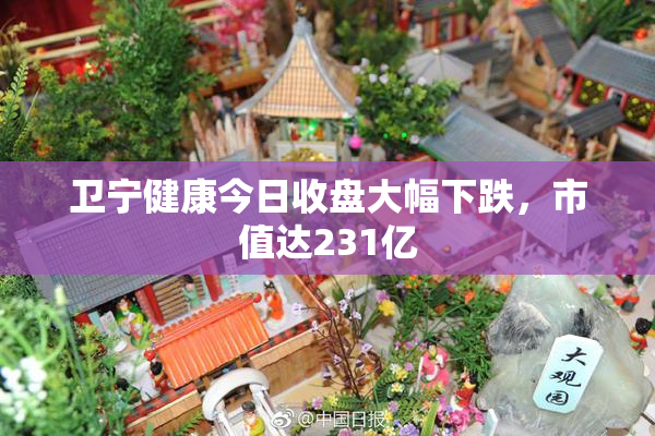 卫宁健康今日收盘大幅下跌，市值达231亿
