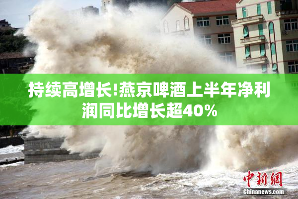 持续高增长!燕京啤酒上半年净利润同比增长超40%