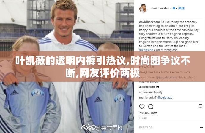 叶凯薇的透明内裤引热议,时尚圈争议不断,网友评价两极