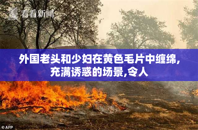 外国老头和少妇在黄色毛片中缠绵,充满诱惑的场景,令人