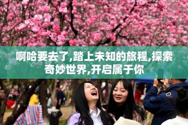 啊哈要去了,踏上未知的旅程,探索奇妙世界,开启属于你
