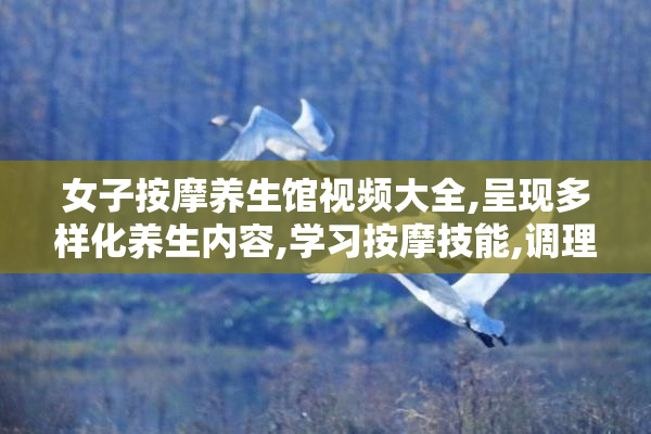 女子按摩养生馆视频大全,呈现多样化养生内容,学习按摩技能,调理