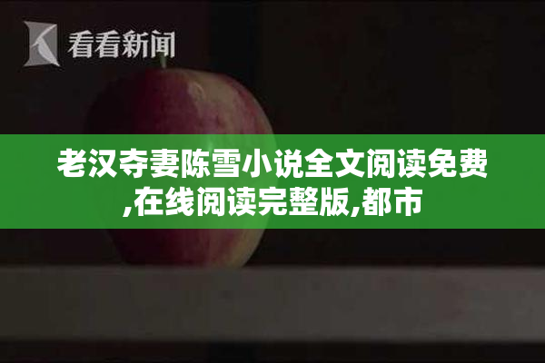 老汉夺妻陈雪小说全文阅读免费,在线阅读完整版,都市
