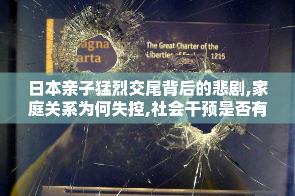日本亲子猛烈交尾背后的悲剧,家庭关系为何失控,社会干预是否有效