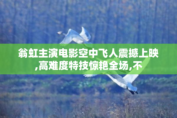 翁虹主演电影空中飞人震撼上映,高难度特技惊艳全场,不