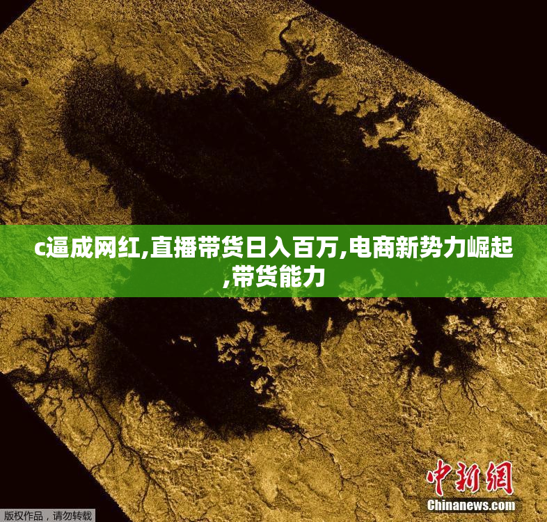 c逼成网红,直播带货日入百万,电商新势力崛起,带货能力