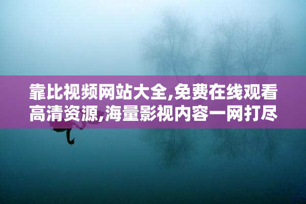 靠比视频网站大全,免费在线观看高清资源,海量影视内容一网打尽