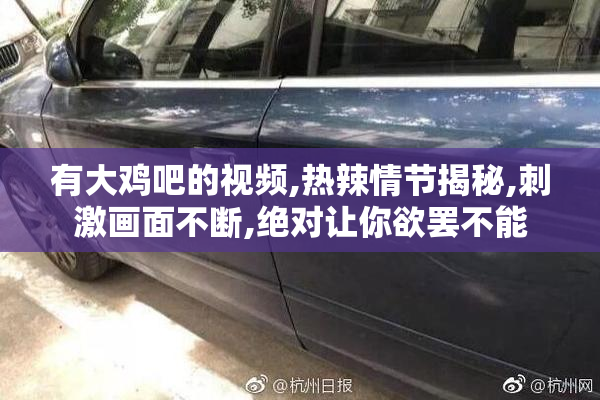有大鸡吧的视频,热辣情节揭秘,刺激画面不断,绝对让你欲罢不能
