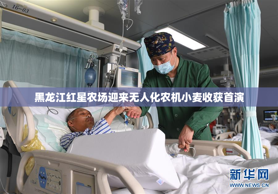 黑龙江红星农场迎来无人化农机小麦收获首演