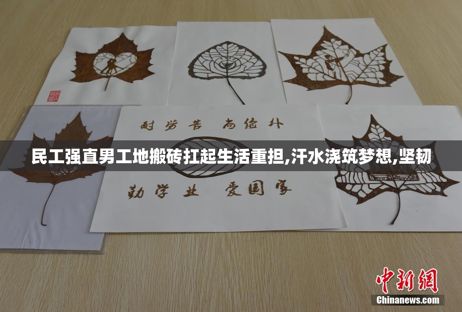 民工强直男工地搬砖扛起生活重担,汗水浇筑梦想,坚韧