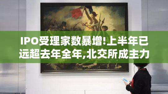 IPO受理家数暴增!上半年已远超去年全年,北交所成主力军