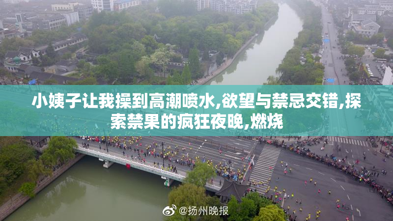 小姨子让我操到高潮喷水,欲望与禁忌交错,探索禁果的疯狂夜晚,燃烧