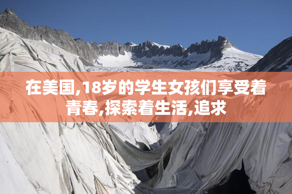 在美国,18岁的学生女孩们享受着青春,探索着生活,追求