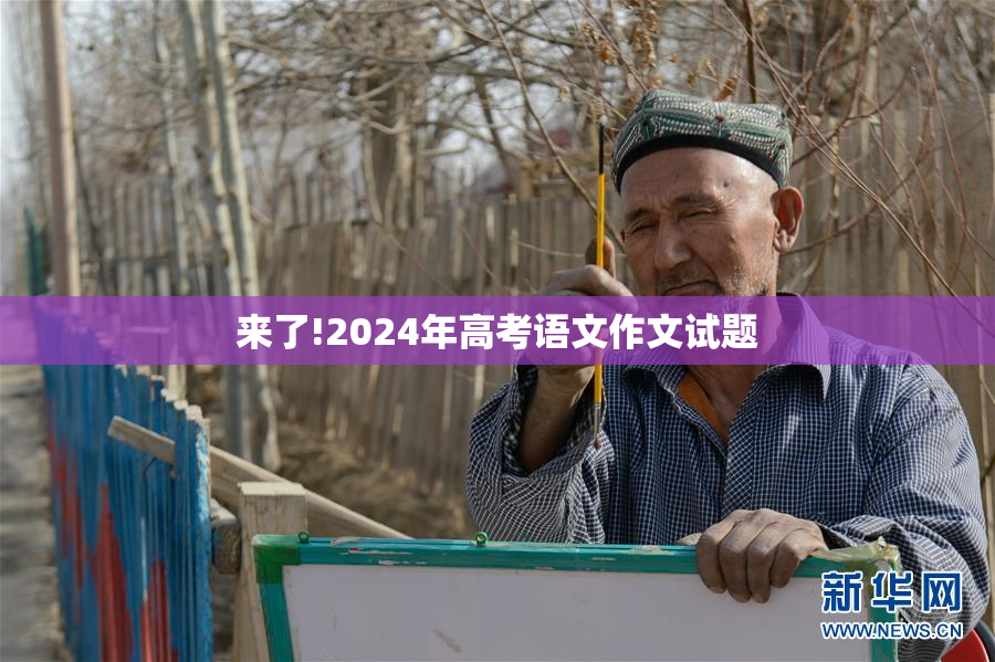 来了!2024年高考语文作文试题