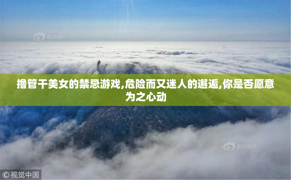 撸管干美女的禁忌游戏,危险而又迷人的邂逅,你是否愿意为之心动