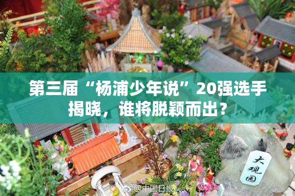 第三届“杨浦少年说”20强选手揭晓，谁将脱颖而出？