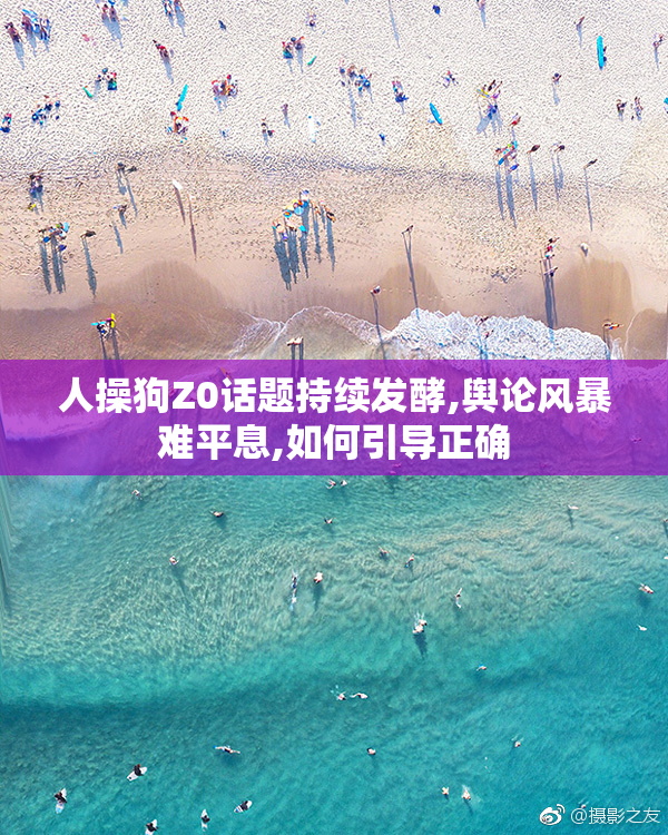 人操狗Z0话题持续发酵,舆论风暴难平息,如何引导正确