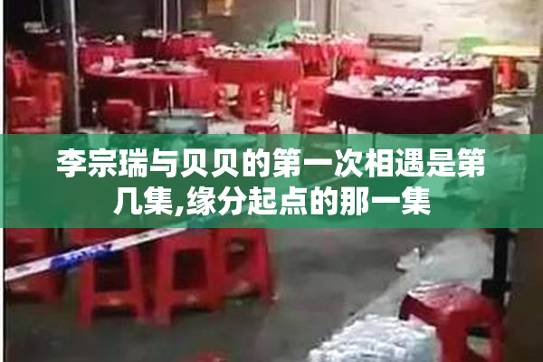 李宗瑞与贝贝的第一次相遇是第几集,缘分起点的那一集