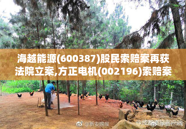 海越能源(600387)股民索赔案再获法院立案,方正电机(002196)索赔案