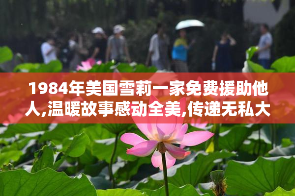 1984年美国雪莉一家免费援助他人,温暖故事感动全美,传递无私大爱