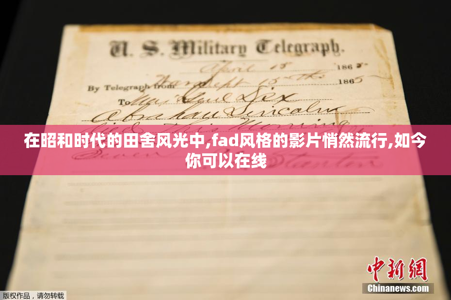 在昭和时代的田舍风光中,fad风格的影片悄然流行,如今你可以在线