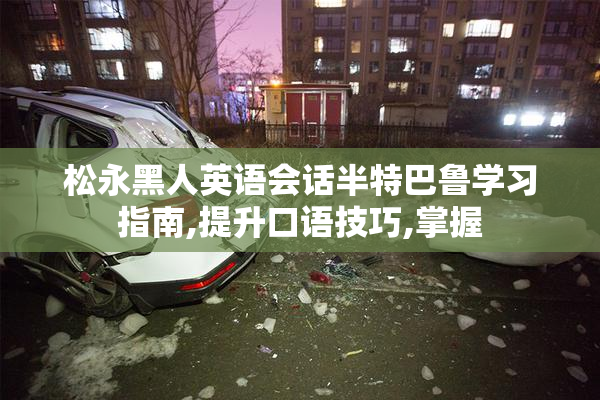 松永黑人英语会话半特巴鲁学习指南,提升口语技巧,掌握