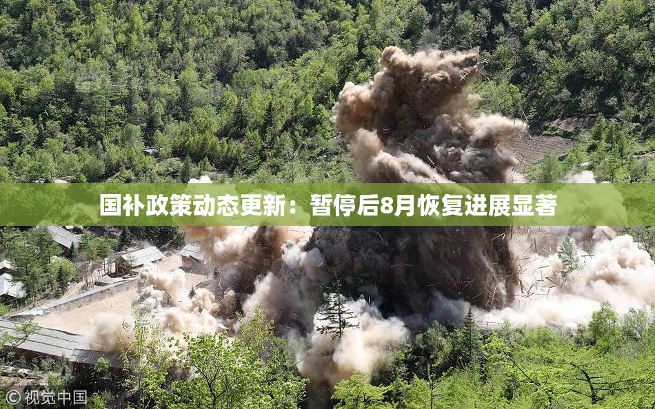 国补政策动态更新：暂停后8月恢复进展显著