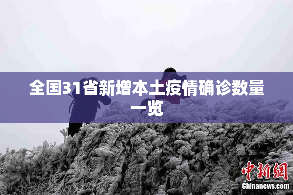 全国31省新增本土疫情确诊数量一览