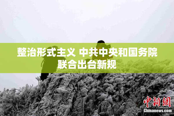 整治形式主义 中共中央和国务院联合出台新规