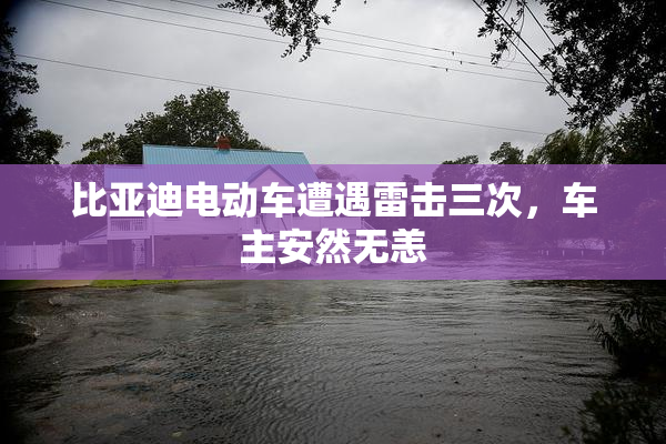 比亚迪电动车遭遇雷击三次，车主安然无恙