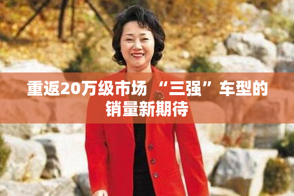 重返20万级市场 “三强”车型的销量新期待