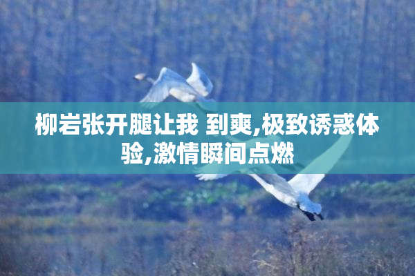 柳岩张开腿让我 到爽,极致诱惑体验,激情瞬间点燃