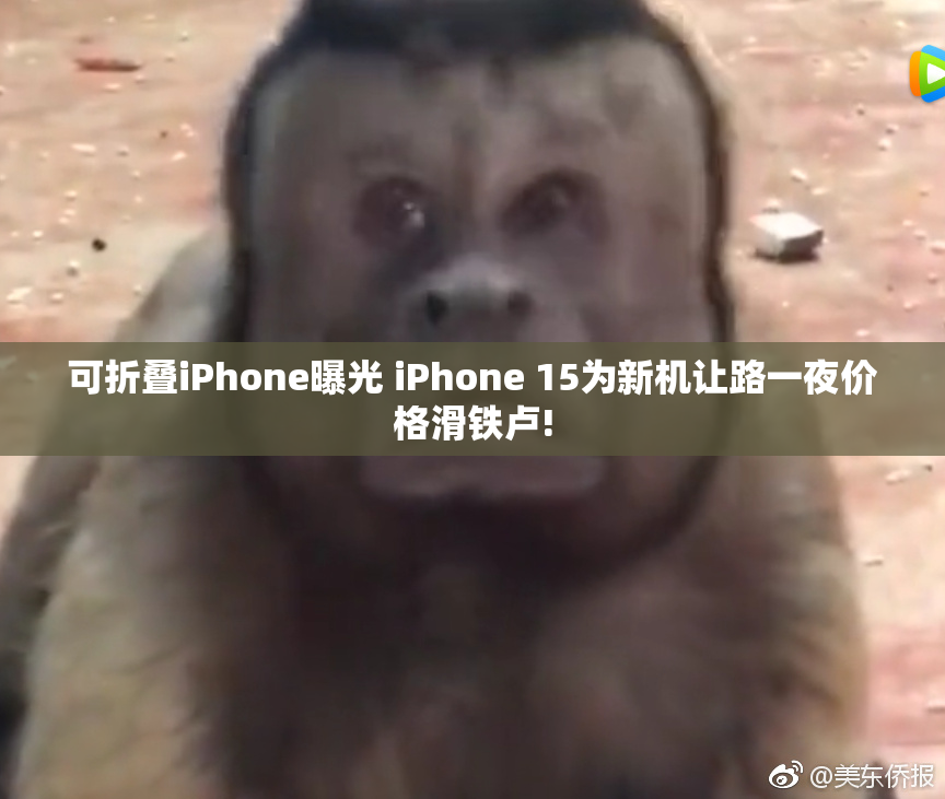 可折叠iPhone曝光 iPhone 15为新机让路一夜价格滑铁卢!