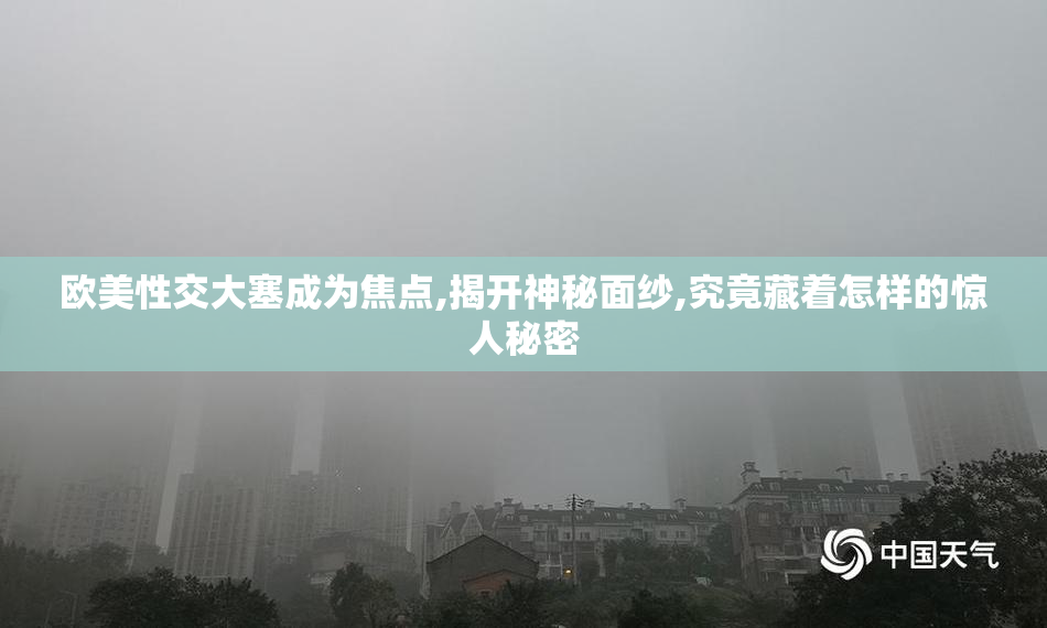 欧美性交大塞成为焦点,揭开神秘面纱,究竟藏着怎样的惊人秘密