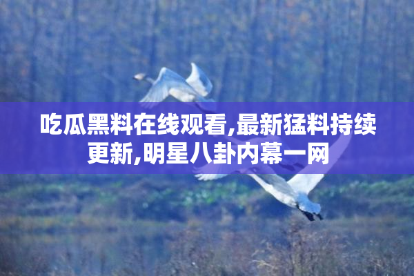 吃瓜黑料在线观看,最新猛料持续更新,明星八卦内幕一网