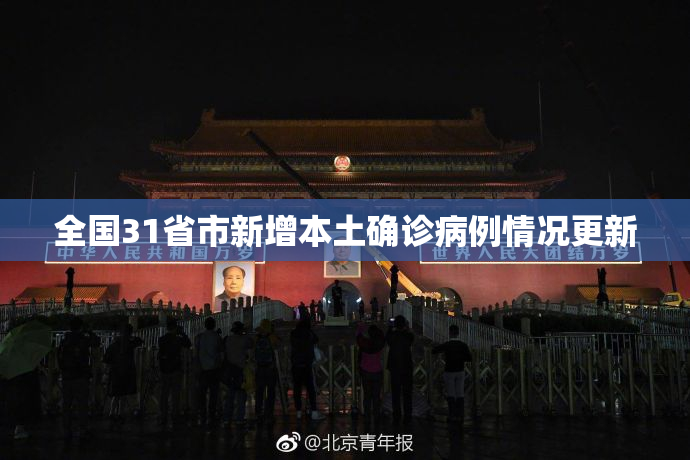 全国31省市新增本土确诊病例情况更新