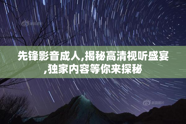 先锋影音成人,揭秘高清视听盛宴,独家内容等你来探秘