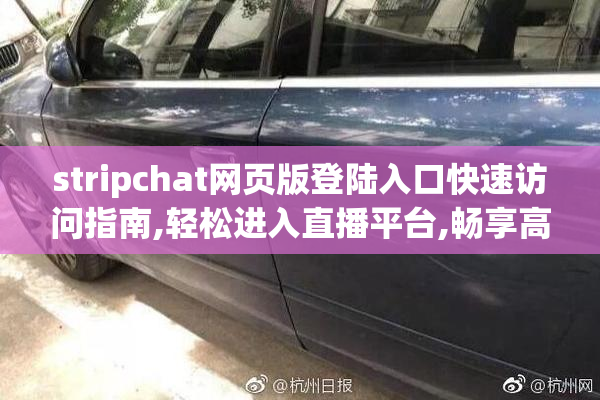 stripchat网页版登陆入口快速访问指南,轻松进入直播平台,畅享高清