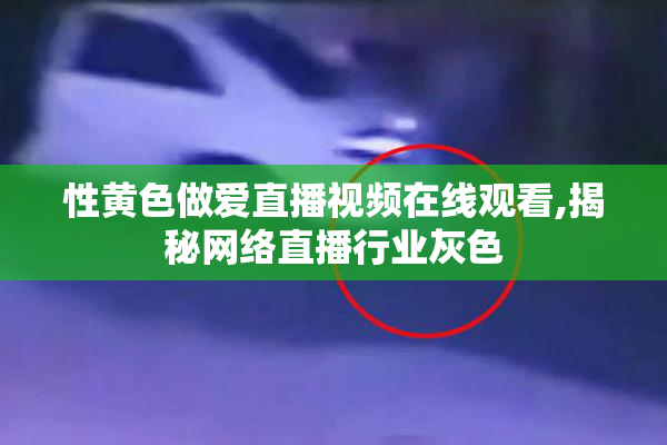 性黄色做爱直播视频在线观看,揭秘网络直播行业灰色