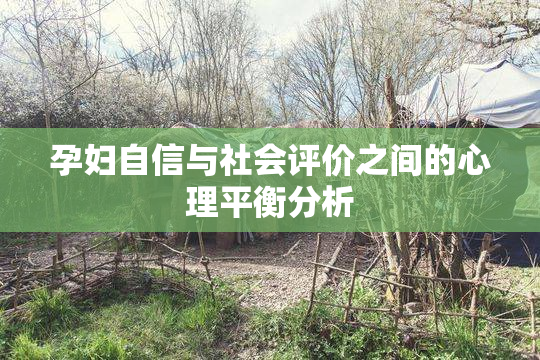 孕妇自信与社会评价之间的心理平衡分析